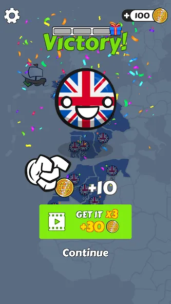 Скачать Country Balls: World War — Модификация Много денег — скриншот 5