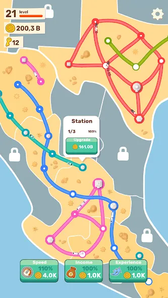 State Railroad: Train Game MOD APK на Android — Много денег — скриншот 3