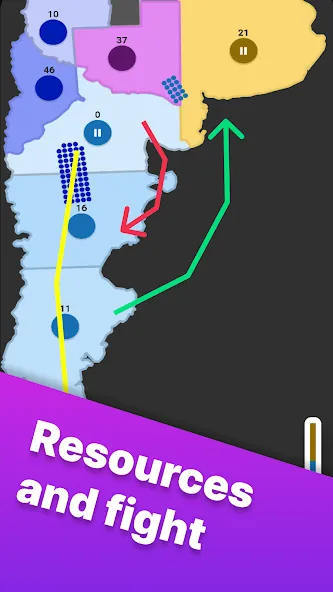 Territory games: tactics war — Мод: Много денег — скриншот 5