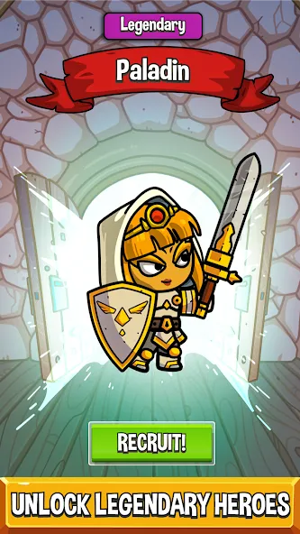 Five Heroes: The King's War (Мод Много денег и кристаллов) — скриншот 3