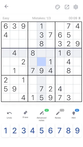 Скачать Sudoku - Classic Sudoku Puzzle MOD APK — Все уровни разблокированы — скриншот 1