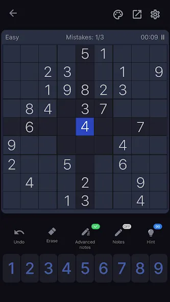 Скачать Sudoku - Classic Sudoku Puzzle MOD APK — Все уровни разблокированы — скриншот 2