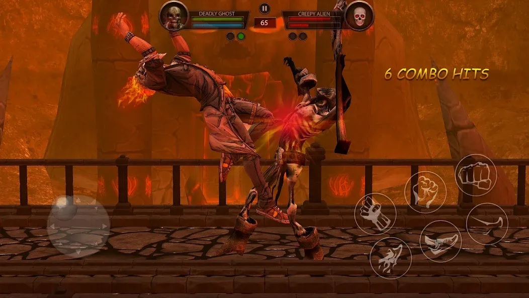 Ghost Fight 2 - Fighting Games (Мод Много денег) — скриншот 1