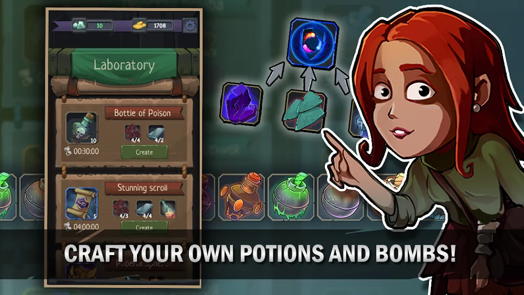 Order of Fate - Roguelike RPG на Андроид — Мод Бессмертие и много денег — скриншот 3