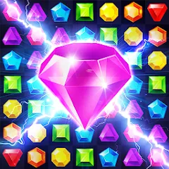 Скачать Jewels Planet - Match 3 Puzzle на Андроид — Много жизней и ходов