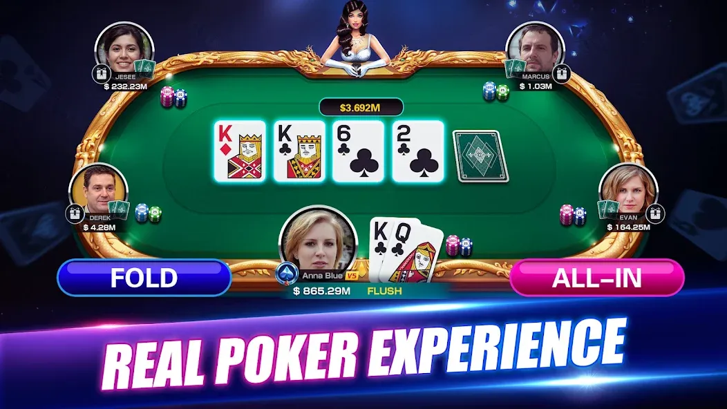 Скачать Winning Poker™ - Texas Holdem — Много денег — скриншот 1
