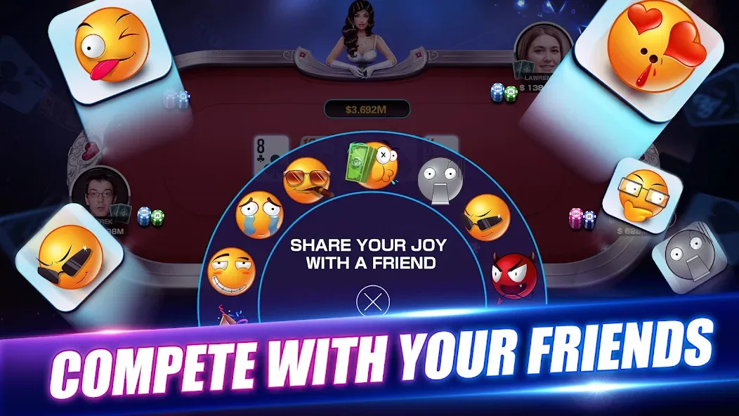 Скачать Winning Poker™ - Texas Holdem — Много денег — скриншот 2