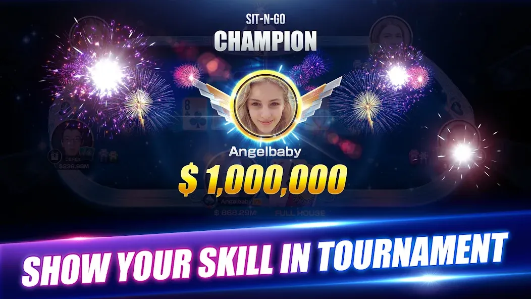 Скачать Winning Poker™ - Texas Holdem — Много денег — скриншот 3