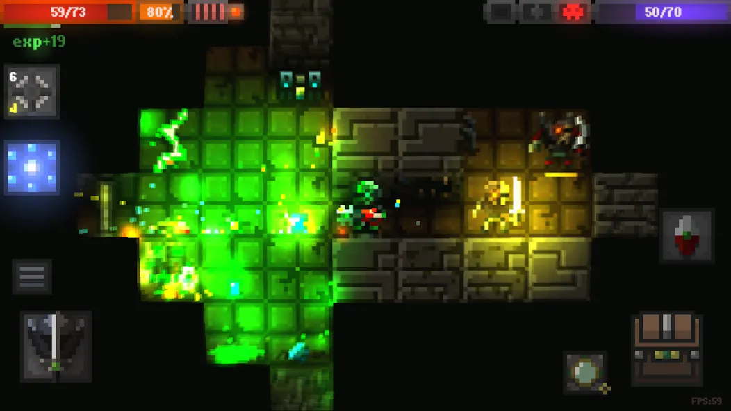 Caves (Roguelike) Mod APK Взлом на много денег и бессмертие — Скачать на Андроид — скриншот 2 Caves (Roguelike) Mod APK Взлом на много денег и бессмертие — Скачать на Андроид — скриншот 2