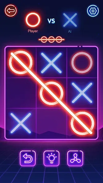 Tic Tac Toe 2 Player: XOXO MOD APK — Все разблокировано — скриншот 1