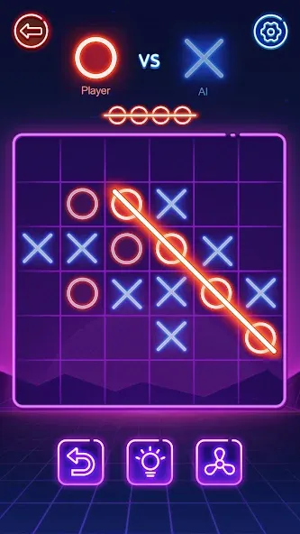 Tic Tac Toe 2 Player: XOXO MOD APK — Все разблокировано — скриншот 2