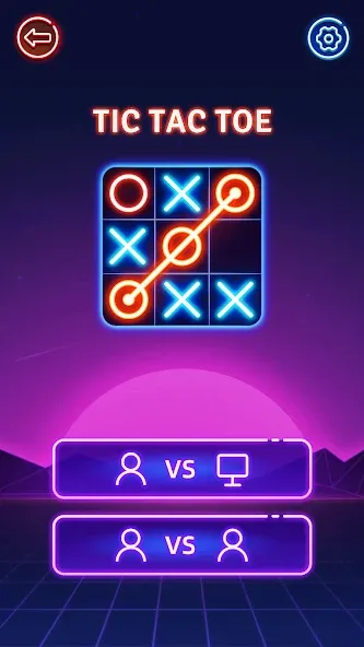 Tic Tac Toe 2 Player: XOXO MOD APK — Все разблокировано — скриншот 3