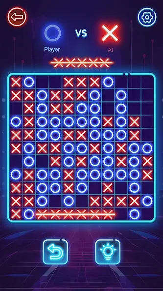 OX Game - XOXO · Tic Tac Toe (Мод Все темы разблокированы) — скриншот 4