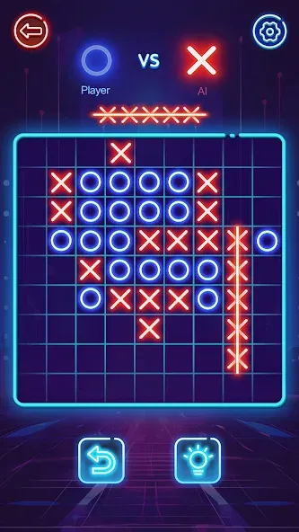 OX Game - XOXO · Tic Tac Toe (Мод Все темы разблокированы) — скриншот 5