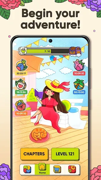 Скачать 3 Tiles - Tile Matching Games с модом — Много денег и без рекламы — скриншот 3