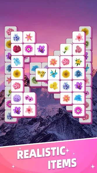 Tile Journey - Classic Puzzle MOD — Много денег на Андроид — скриншот 1