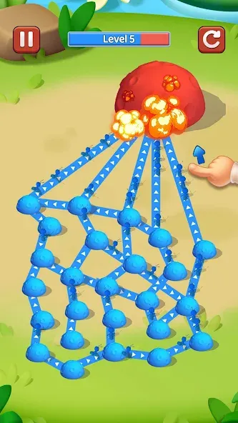 Ant Fight: Conquer the Tower MOD — Много денег и кристаллов на Андроид — скриншот 5