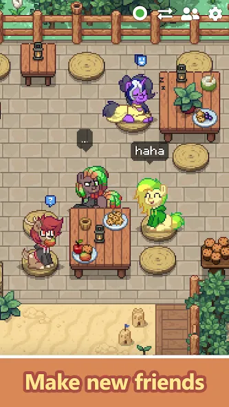 Скачать взлом Pony Town - Social MMORPG на Андроид — На всё открыто — скриншот 1