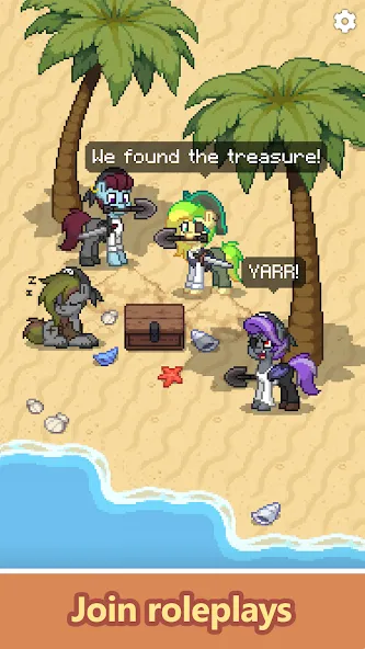 Скачать взлом Pony Town - Social MMORPG на Андроид — На всё открыто — скриншот 3