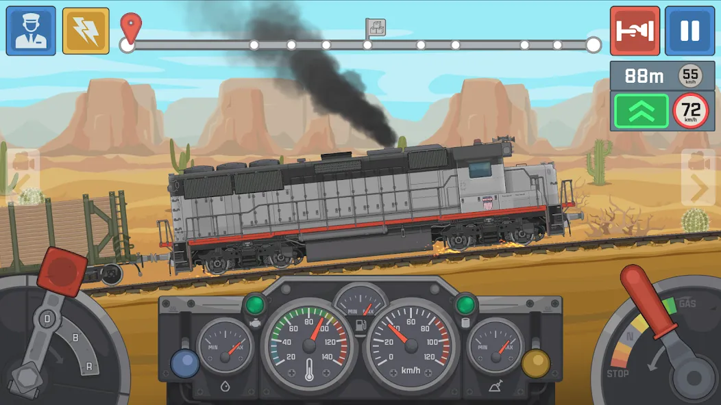 Скачать Train Simulator: Railroad Game (Мод: Все поезда открыты) на Андроид — скриншот 1