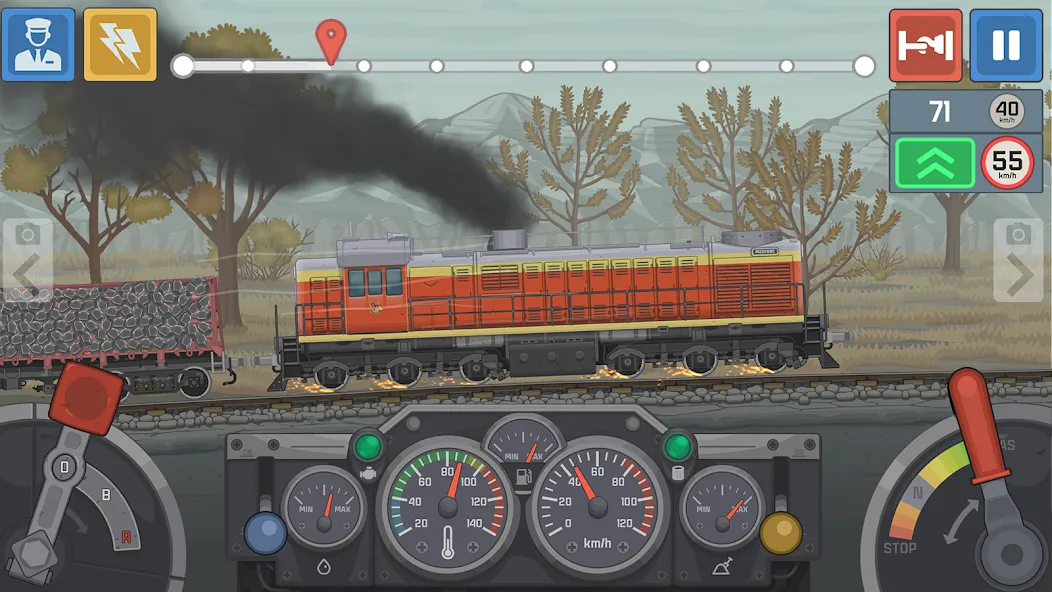 Скачать Train Simulator: Railroad Game (Мод: Все поезда открыты) на Андроид — скриншот 3