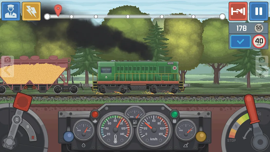 Скачать Train Simulator: Railroad Game (Мод: Все поезда открыты) на Андроид — скриншот 4