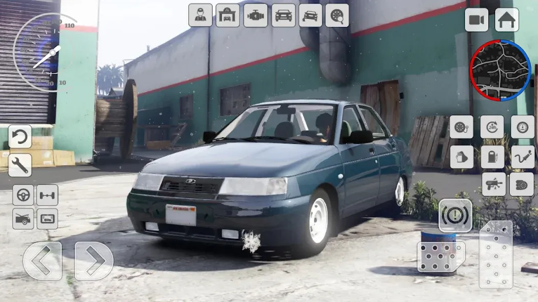 Drift 2110: Russian Tuning VAZ MOD — Взлом на бесконечные деньги и тюнинг на Андроид — скриншот 4