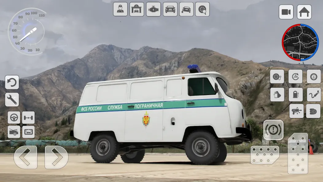 UAZ Loaf: Special vehicle 4x4 Mod APK Много денег — Скачать на Андроид — скриншот 3