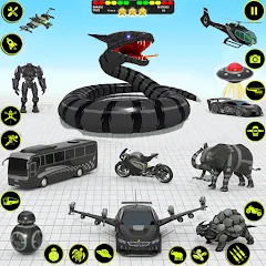 Snake Car Robot Transformation на Андроид — Мод Все машины разблокированы