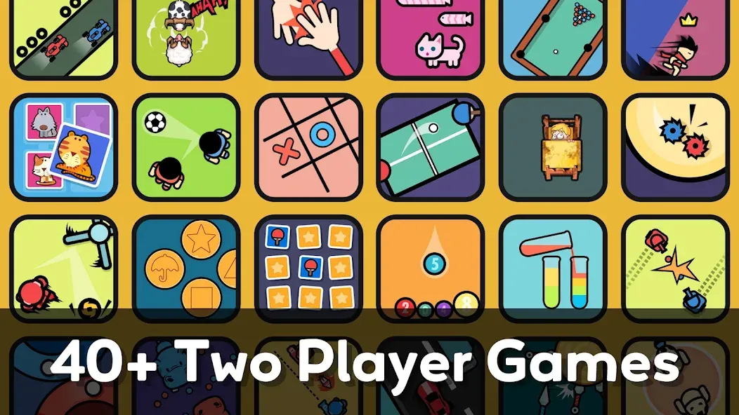 Two Player Games: 2 Player Joy (Мод Все мини-игры разблокированы) — скриншот 1 Two Player Games: 2 Player Joy (Мод Все мини-игры разблокированы) — скриншот 1