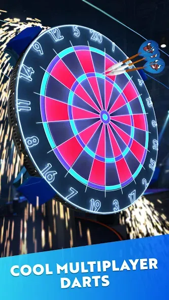 Darts of Fury MOD — Много денег на Андроид — скриншот 1