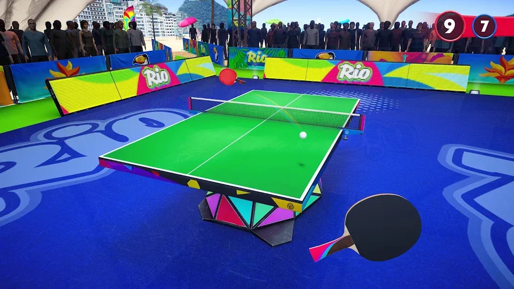 Ping Pong Fury MOD APK — Много денег — скриншот 2