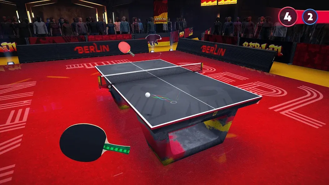 Ping Pong Fury MOD APK — Много денег — скриншот 4