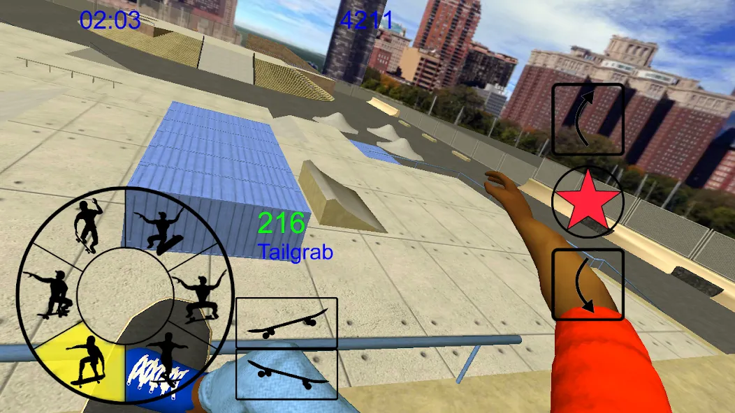 Skating Freestyle Extreme 3D MOD APK — Много денег и все трюки разблокированы — скриншот 3