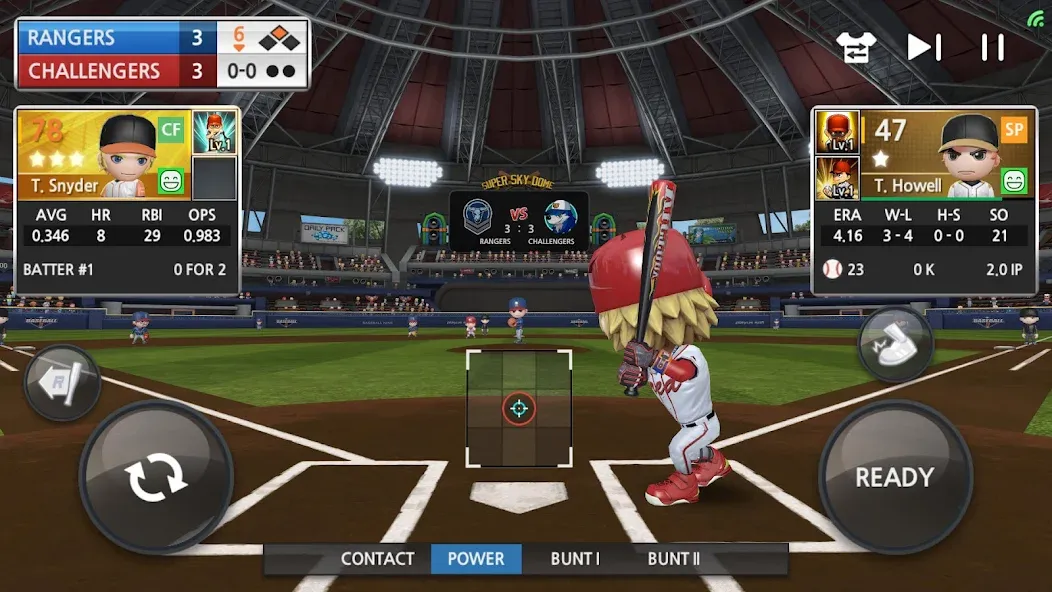 Взлом BASEBALL 9 — Много денег и алмазов — скриншот 1