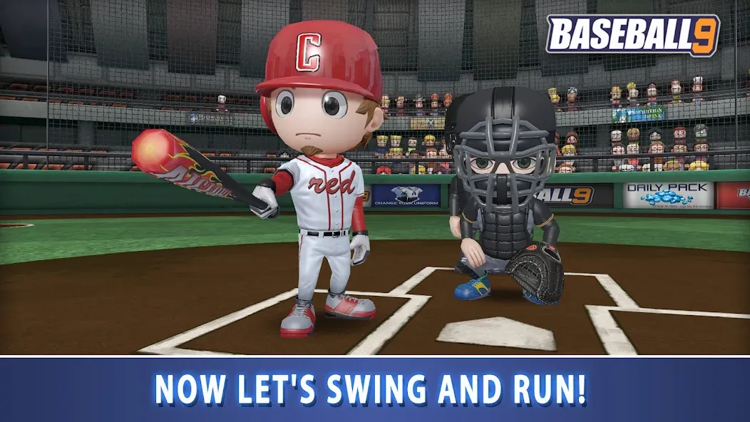 Взлом BASEBALL 9 — Много денег и алмазов — скриншот 4