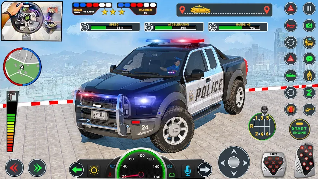 Скачать Police Car Driving: Car Games на Android — Много денег — скриншот 3