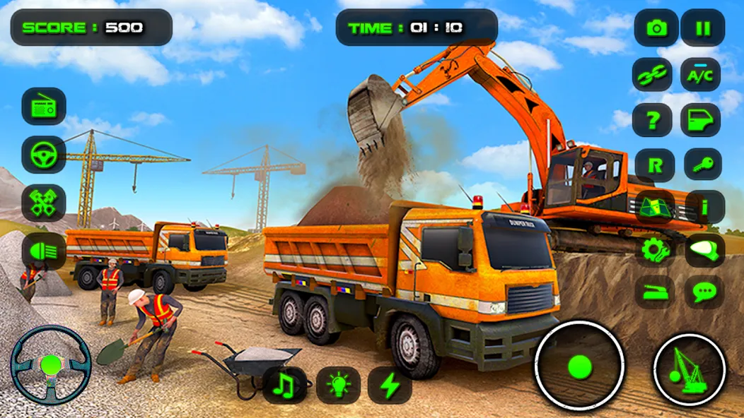 Скачать City Construction: Sand Games с модом — Много денег — скриншот 1
