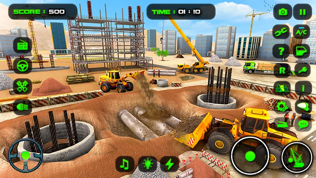 Скачать City Construction: Sand Games с модом — Много денег — скриншот 3