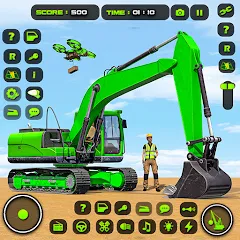 Скачать City Construction: Sand Games с модом — Много денег