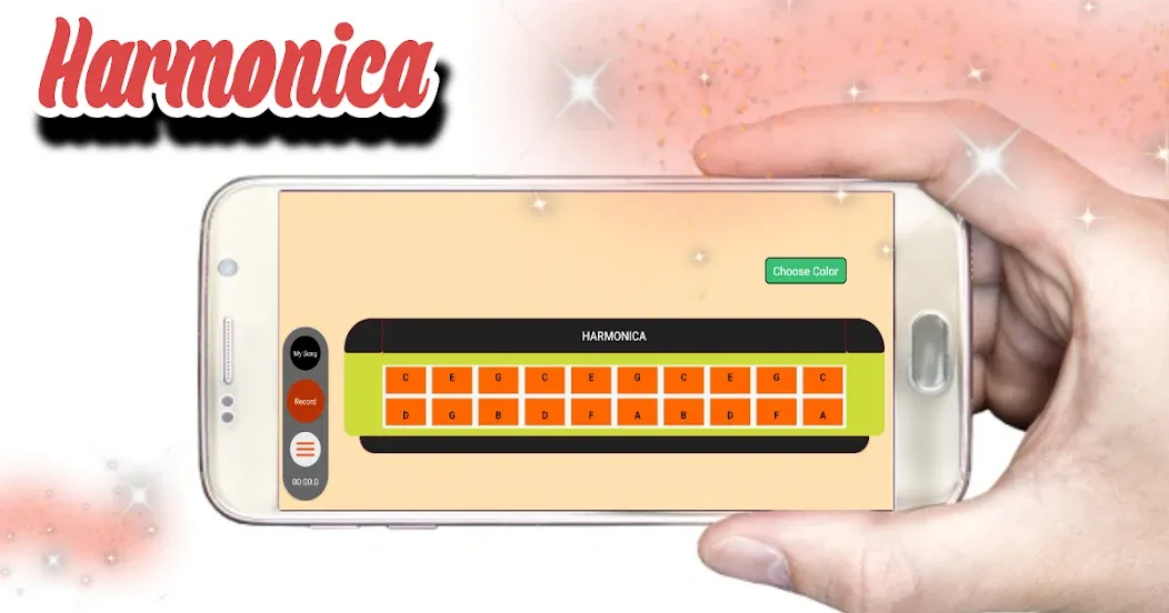 Скачать взлом Virtual Harmonica на Андроид — Все гармошки разблокированы — скриншот 1