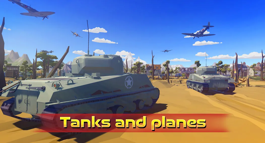 World War MOD — Много денег и бессмертие на Андроид — скриншот 3