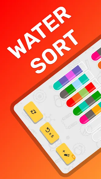 Water Sort Puzzle Color Game на Андроид — Мод Много денег и без рекламы — скриншот 1