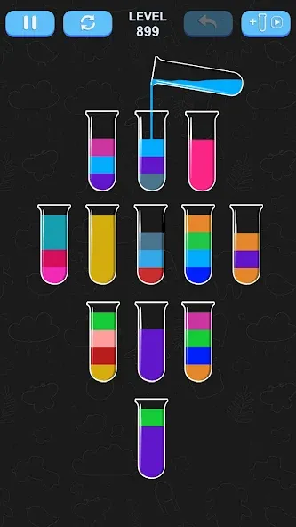Water Sort Puzzle (Мод Много денег и без рекламы) — скриншот 2