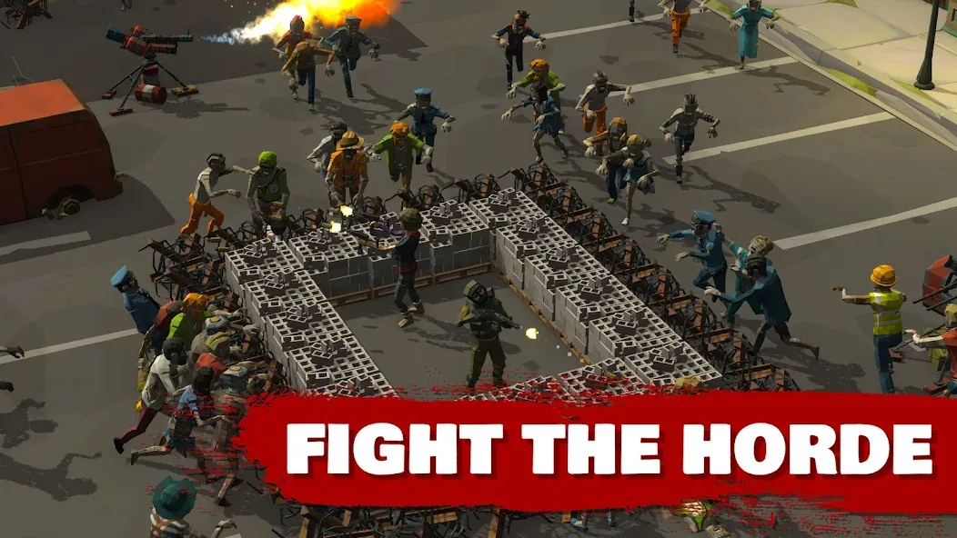 Скачать взломанную Overrun: Zombie Tower Defense — Много денег и кристаллов — скриншот 2