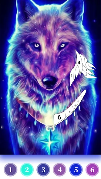 Скачать Wolf Coloring Book Color Game MOD APK — Все цвета открыты и без рекламы — скриншот 1 Скачать Wolf Coloring Book Color Game MOD APK — Все цвета открыты и без рекламы — скриншот 1