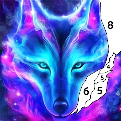 Скачать Wolf Coloring Book Color Game MOD APK — Все цвета открыты и без рекламы