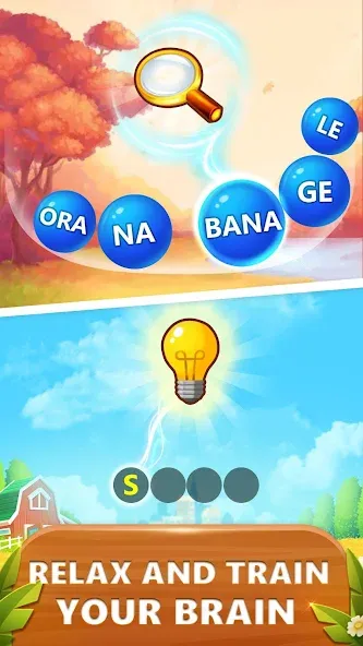 Скачать Word Bubble Puzzle - Word Game — Модификация Много денег — скриншот 4 Скачать Word Bubble Puzzle - Word Game — Модификация Много денег — скриншот 4