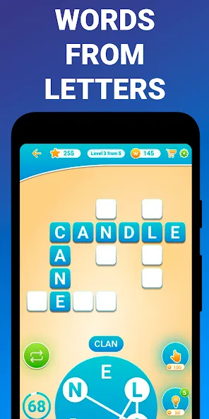 Words from word: Crosswords Mod APK Все уровни разблокированы — Скачать на Андроид — скриншот 4