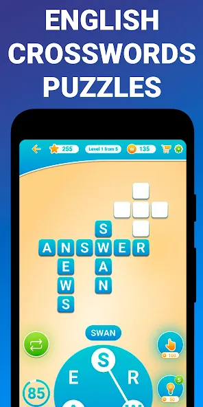Words from word: Crosswords Mod APK Все уровни разблокированы — Скачать на Андроид — скриншот 5